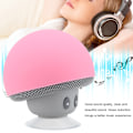 Miniatyrbild 3 av 6: Bärbar trådlös Bluetooth Mushroom-högtalare med sugkopp - Rosa