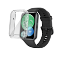 Pikkukuva 3 / 8: Kello näytönsuoja, erittäin herkkä ergonominen TPU-kotelo Huawei Fit2 -kellolle, läpinäkyvä