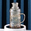 Pikkukuva 6 / 8: Vintage-yöpöytävesi, sopiva juomalasi, elegantti kannu ja muki talouteen, 1100 ml, vihreä