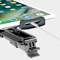 Pikkukuva 4 / 5: Auton tablettiteline. Auton pääntuen puhelimen ja tabletin teline, jossa on universaali 360° kierto tableteille ja puhelimille 4,7–11 tuuman kokoisille.