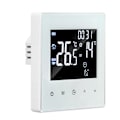 Miniatyrbilde 3 av 8: Digital termostatskjerm Programmerbar hjemmetermostat med 3 meter sensorledning for elektrisk gulvvarme Hjem Hotell Kontor AC90‑240V Hvit Med WiFi