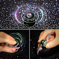 Miniatyrbild 5 av 5: Legering Fidget Spinner Toy för skrivbord, ficka och hand - Focus Toy med Spiral Spinning Top Effekt