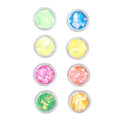 Miniatyrbilde 4 av 8: 8 bokser med neglekunstpaljetter DIY neglekunst glitterflak pulver manikyrdekorasjoner