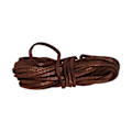 Miniatyrbillede 6 af 8: Fløjlsreb Dobbeltsidet Funklende Nylon til DIY Halskæde og Armbånd 5 Meter (Brun)