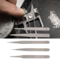 Miniatyrbillede 6 af 8: 5 stk/sæt rustfrit stål antimagnetisk pincet med høj nøjagtighed Reparationsværktøj