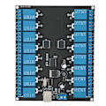 Miniatyrbillede 2 af 8: Relæmodul 16-kanals 936V USB-styret SPDT-switch-relæmodul optoisoleret kort