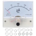 Miniatyrbild 1 av 8: 85C1 DC 0~200UA Pointer Current Meter HighPrecision Amperemeter Analog Panel Strömmätare