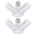 Miniatyrbillede 7 af 8: 2 stk. LED-garageloftslampe 38W Deformerbar Justerbar Foldbar Minebelysning 85‑265V