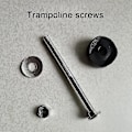 Miniatyrbild 4 av 5: 12-pack Trampolin Distanser Med Skruvar För Att Fixera Trampolinen - Ersättning Trampolintillbehör-B5