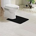 Miniatyrbillede 2 af 4: Memory Foam-bademåtte - skridsikker, blød, vandabsorberende - sort (50 x 60 cm)