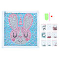Miniatyrbild 1 av 8: 5D Diamantmålningar Cartoon Bunny Handcraft DIY Strassmålning för vardagsrum Sovrum Kontor