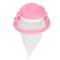 Miniatyrbillede 6 af 8: Flydende fnugnetpose, kæledyrshårssamler, vaskefilterpose til vaskemaskine (pink)