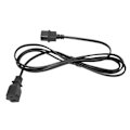 Pikkukuva 1 / 8: IEC-virtajohto IEC320 C14 -uros NEMA 1 15R -naarasvirtajohto pöytälampulle, kaiuttimelle, LCD-näytölle, 10A 125V