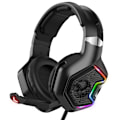 Pikkukuva 1 / 8: Peliheadset Bass Stereo Mukava Luonnollinen Kannettava E-urheilukuulokkeet PS4:lle ja PC:lle K10 Pro Musta