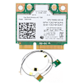 Miniatyrbillede 1 af 8: Trådløst netværkskort Dual Band 7260HMW 802.11AC Mini PCIE WiFi BT4.0 Adapter 2 Antenne