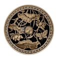 Miniatyrbillede 3 af 8: Metal røgelse brænder galvaniseret zink legering røgelse brænder med røgelse pinde holder til pinde kegle rulle røgelse