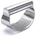 Miniatyrbillede 1 af 5: Hvidløgspresser Rocker - Hvidløgshakker i rustfrit stål, Ny Innovativ Hvidløgshakker til at knuse hvidløg (Imperial Silver)_SZXM