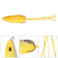 Miniatyrbillede 6 af 8: 2 stk. kunstig frøformet lokkemad med bundskæg, lokkemad med kroge, fiskegrej tilbehør 4#
