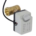 Miniatyrbillede 3 af 8: DN25 2-vejs messingkugleventil Normalt lukket elektrisk kugleventil 1 tommers rørgevind DC12‑24V