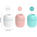 Miniatyrbilde 2 av 5: Luftfukter, Andoer 220ml Stille Luftfukter, Baby Luftfukter Med USB Nattlys Vannfri Luftfukter Automatisk