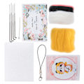 Miniatyrbillede 2 af 8: Nålefiltningskit Uldfiltningsartikler Plysdyr Legetøj DIY Fremstillingsmateriale123# Lille Tiger