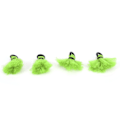 Pikkukuva 8 / 8: 4 kpl perhokalastuksen kellukelangan iskuilmaisimet Drift Hook Positioning Floats BobbersGreen