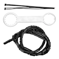 Miniatyrbillede 2 af 8: Elcykelkonverteringssæt Installationsværktøjsnøgle til Bafang BBS01 BBS02 BBSHD Mid Drive Motor Kit