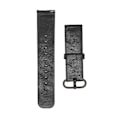 Miniatyrbild 1 av 8: Smartwatch handledsrem av läder, anti-förlorad ersättningsrem, 20 mm bredd för Amazfit GTS 3 2 Bip S UBlack