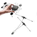 Miniatyrbillede 3 af 5: 900Mhz 2.4Ghz RX Modtager ELRS RX Gemini Modtager 80x1/120x1MM