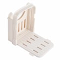 Miniatyrbillede 3 af 8: Toast Rivejern Justerbar Brødskærer Foldbar Brødskæreværktøj Plast Brød Rivejern