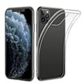 Miniatyrbild 1 av 7: TPU Transparent Skal 1.5mm Ultra Tunn Slank Anti-Guling Skyddande Telefonfodral Tillbehör för Iphone 11 Pro Max 6.5 Tum