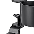 Miniatyrbillede 8 af 8: Under Desk Hovedtelefon Stativ 360 Graders Rotation Desktop Vandkop Opbevaring Mount til Kontor Sort