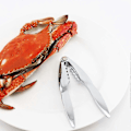 Miniatyrbillede 2 af 5: Fisk og skaldyr værktøjssæt med fisk og skaldyrsgafler til hummer, krabbe og rustfrit stål fisk og skaldyrsgaffel. Fisk og skaldyr værktøjssæt til fisk og skaldyr, hummer, krabbe, nødder