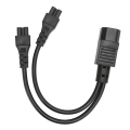Miniatyrbild 3 av 8: Splitter power IEC320 C14 hane till dubbel IEC320 C5 power hona för bärbar dator power 100‑250V