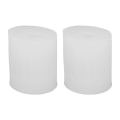 Miniatyrbilde 2 av 8: 2 stk egglys silikonform 3D realistisk myk gjenvinnbar hvit egglysform til påske