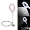 Miniatyrbilde 2 av 8: Universal høy lysstyrke bærbar USB 18 stk LED-lampe Blubs Light for PC/ Laptop Hvit