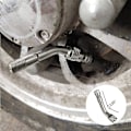 Miniatyrbillede 4 af 5: 6 stk. Dækadapter Dækventilforlænger 45/90/135 grader til bil motorcykel cykel