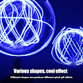 Miniatyrbilde 6 av 7: LED Flash Balls Toy Luminous Rotating Floating Toy Spiral Pill Electric Toy Adjustable Spiral Pill Generator