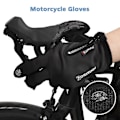 Miniatyrbillede 4 af 5: Elektrisk Opvarmede Handsker USB Genopladelige Vintervarmere Vanter Touch Screen Cykling Vanter Sort