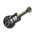 Miniatyrbillede 8 af 8: Flash Disk Bærbar Tegneserie Guitarformet USB Thumb Memory Stick til Information Storage Data Transmission Gave (128GB)