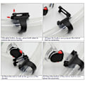 Miniatyrbillede 4 af 5: Silikone Scuba Dykning Snorkel Maske Keeper Clips - 10stk