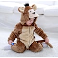 Miniatyrbillede 4 af 5: Dinosaur Onesie Kostume til Småbørn Halloween 6-12 Måneder