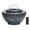 Miniatyrbillede 2 af 4: USB Natlampe med Bluetooth Musik, Stjernehimmel Projektion og Rotation - Sort