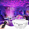 Miniatyrbillede 1 af 3: Bluetooth Stjerne LED Projektor Lampe med Sky Simulation og 12 Musikmuligheder