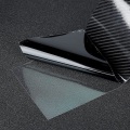 Miniatyrbild 5 av 5: Carbon Fiber Car Dörrtröskel Skyddsfilm, svart kolfiber stötfångare skyddsfilm, anti-scratch självhäftande tejp band