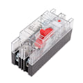 Miniatyrbillede 3 af 8: Kredsløbsafbryder Flammehæmmende Transparent PC Skal Kobberleder Kredsløbsafbryder 220V 2P 40A