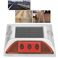Miniatyrbillede 4 af 8: LED Solar Power Ground Markeringslys Vandtæt udendørs indkørsel Road Highway Spike LampeRød