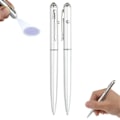 Miniatyrbillede 1 af 8: 2 stk Invisible Ink Pen med UV-lys til hemmelig besked Falsk regning Detector Pen Party favoriserer fødselsdag juletaske gave til børn