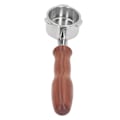 Pikkukuva 2 / 8: 51mm pohjaton portafilter 3 korvaa ruostumattomasta teräksestä valmistettu portafilter Donlim 6001 5403 KF5400 D Red Acid Branch -kahvikoneille