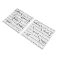 Miniatyrbilde 5 av 8: 2 stk. gjennomsiktige stempler DIY-produksjon plastpregemapper for feriekortoppretting DIY-skrapbooking Journaling-konvolutt